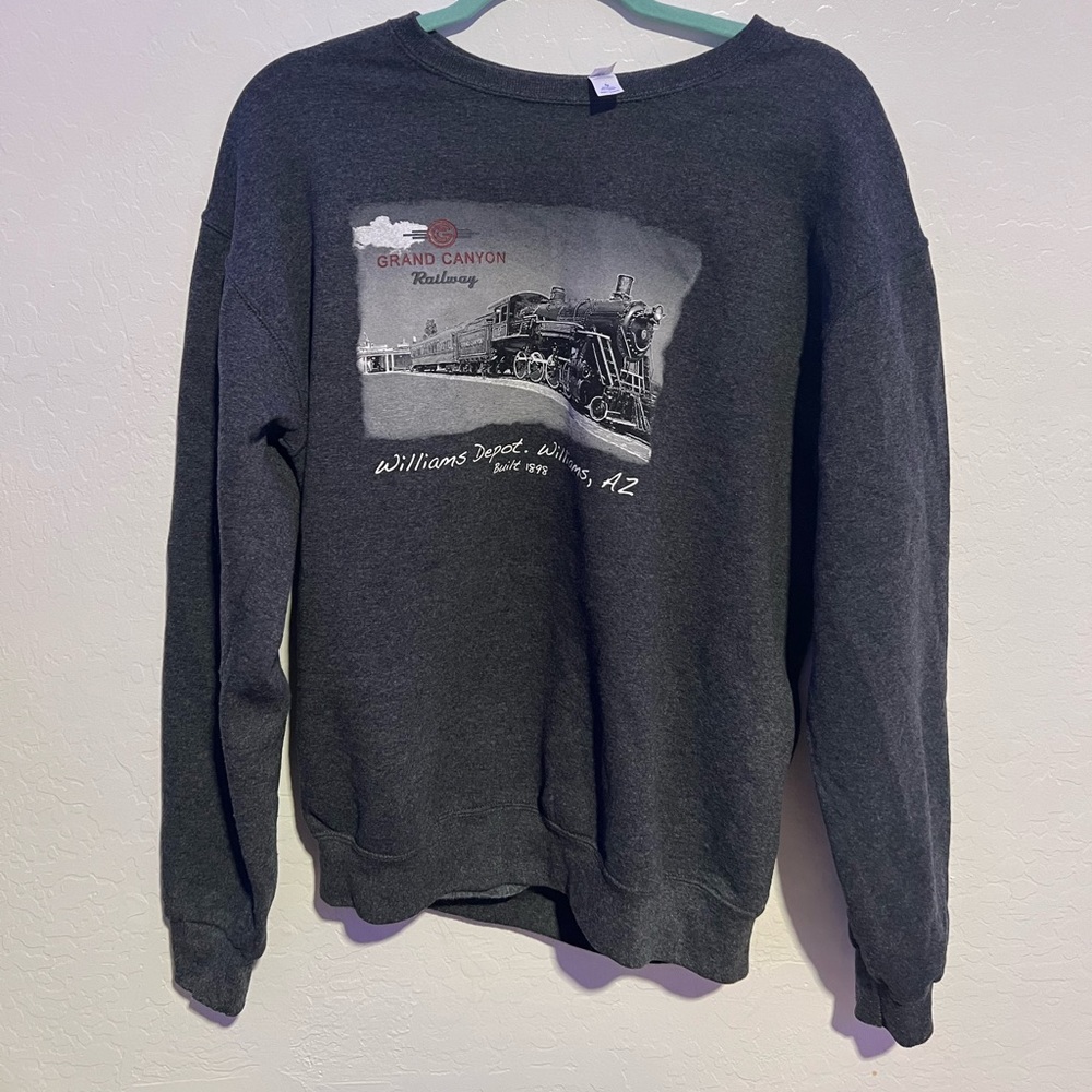 Grand Canyon railroad crewneck